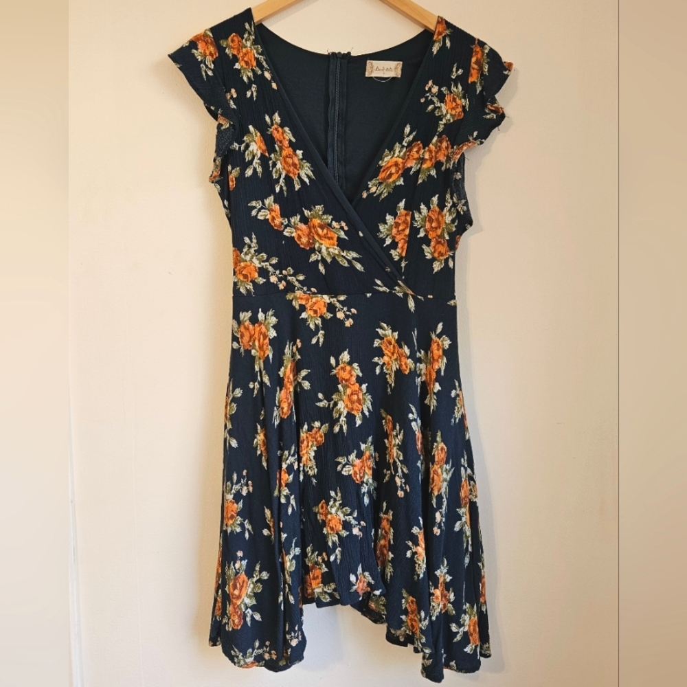 3/$20 Altard State Floral Asymmetrical Mini Dress